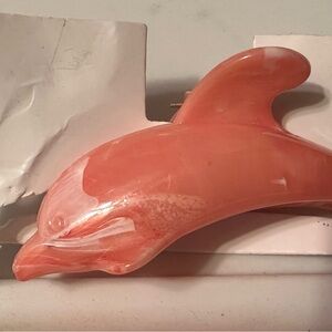 Pink Dolphin hair clip